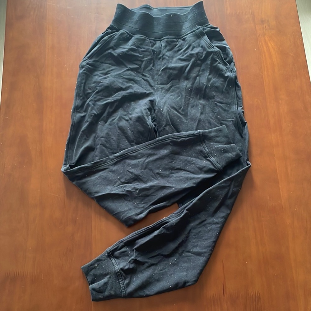 Warm down joggers